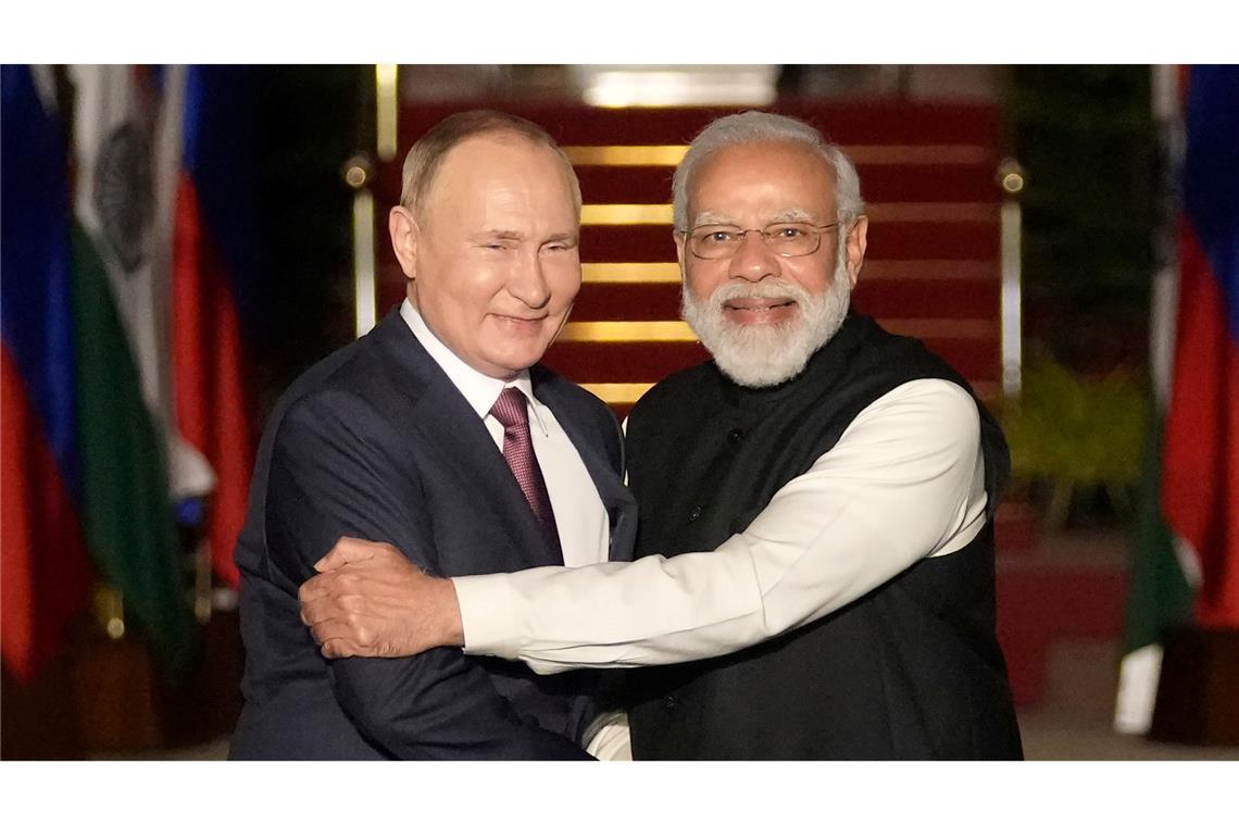 Putin reist zu einem Besuch nach Indien. (Archivbild)