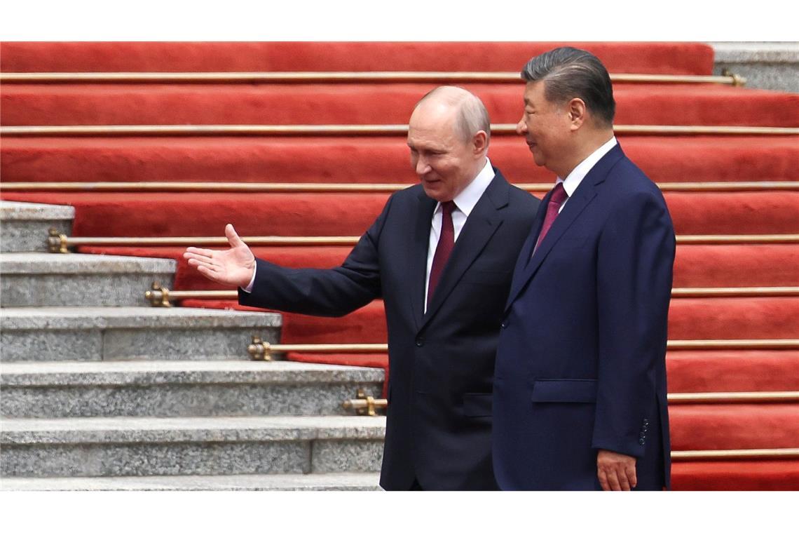 Putin warb in Peking auch für mehr Energie-Lieferungen aus Russland.