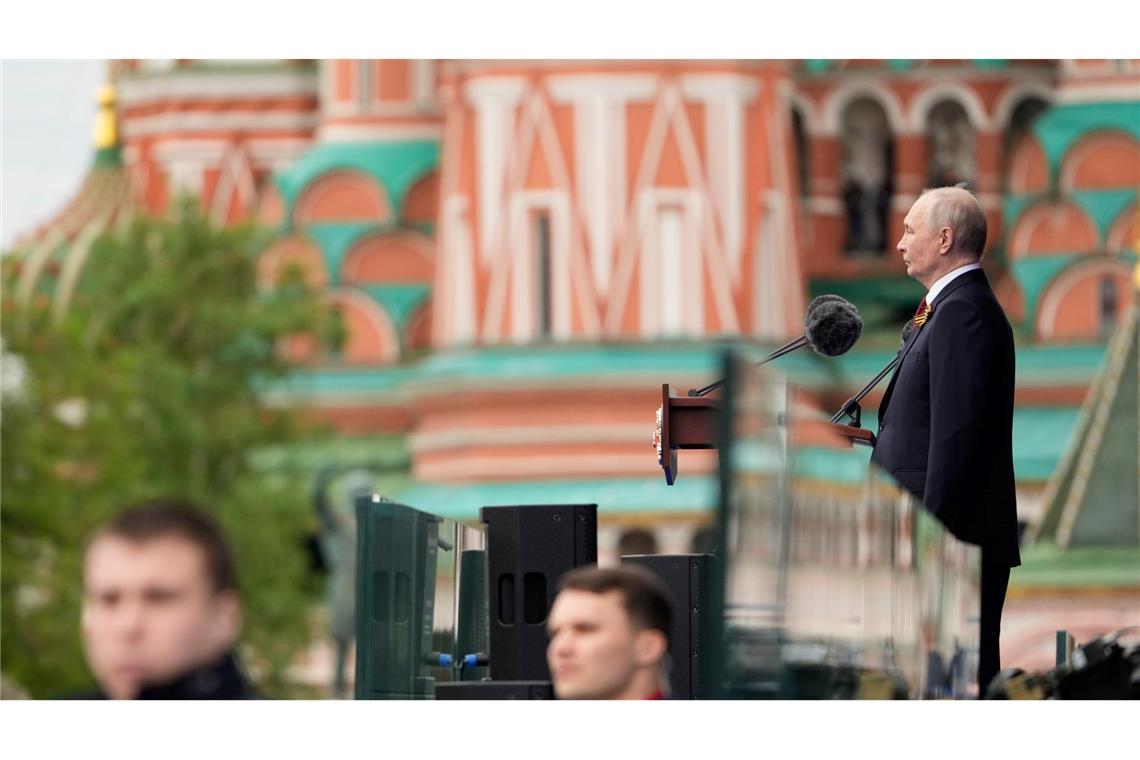 Putin wollte ukrainische Drohnenangriffe bei der Parade zum Tag des Sieges unbedingt vermeiden. (Archivbild)