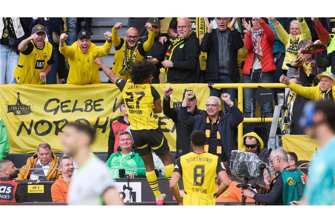 "Gier" beim BVB ist zurück: Champions League in Reichweite Qualität von der Bank: Karim Adeyemi erzielte einen Doppelpack.
