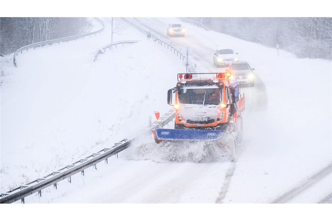 Räumfahrzeuge hatten viel zu tun. #
