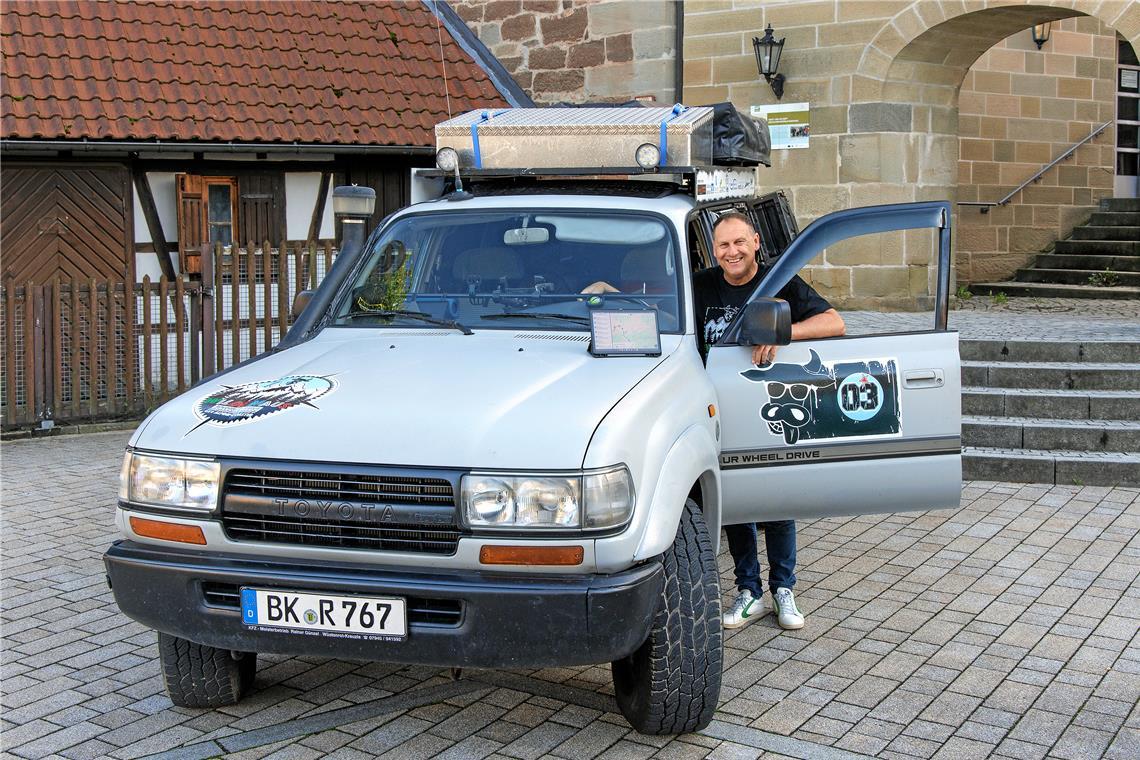 Ralf Oppenländer freut sich auf die Tour durch enge Täler und entlang steiler Bergpässe. Fotos: Jörg Fiedler