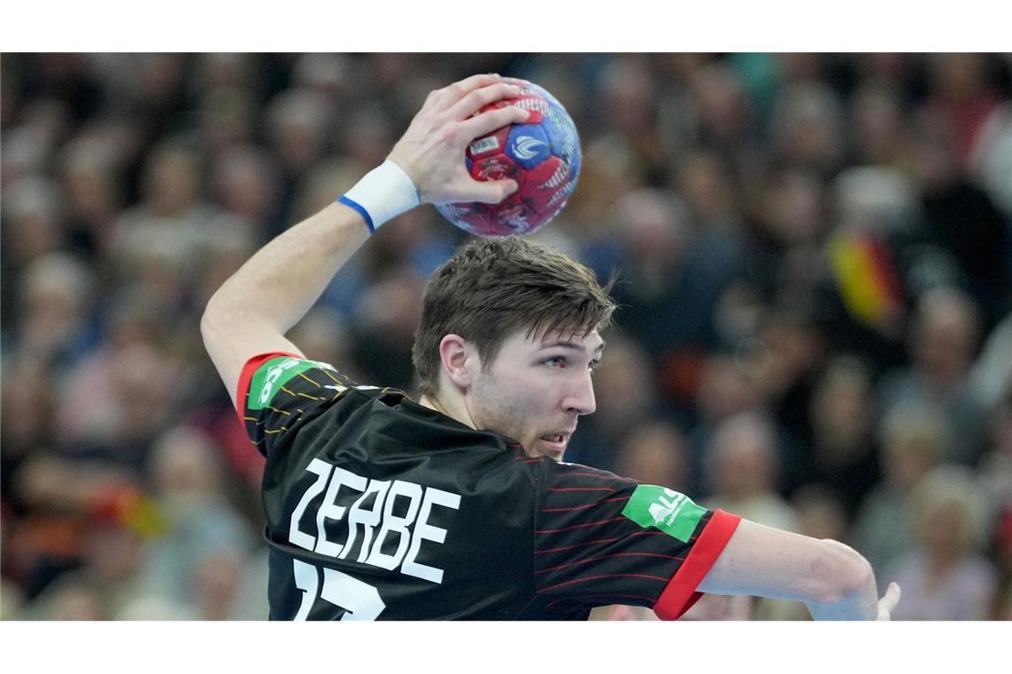Rechtsaußen: Lukas Zerbe, 28 Jahre, 47 Länderspiele, 105  Tore, THW Kiel.