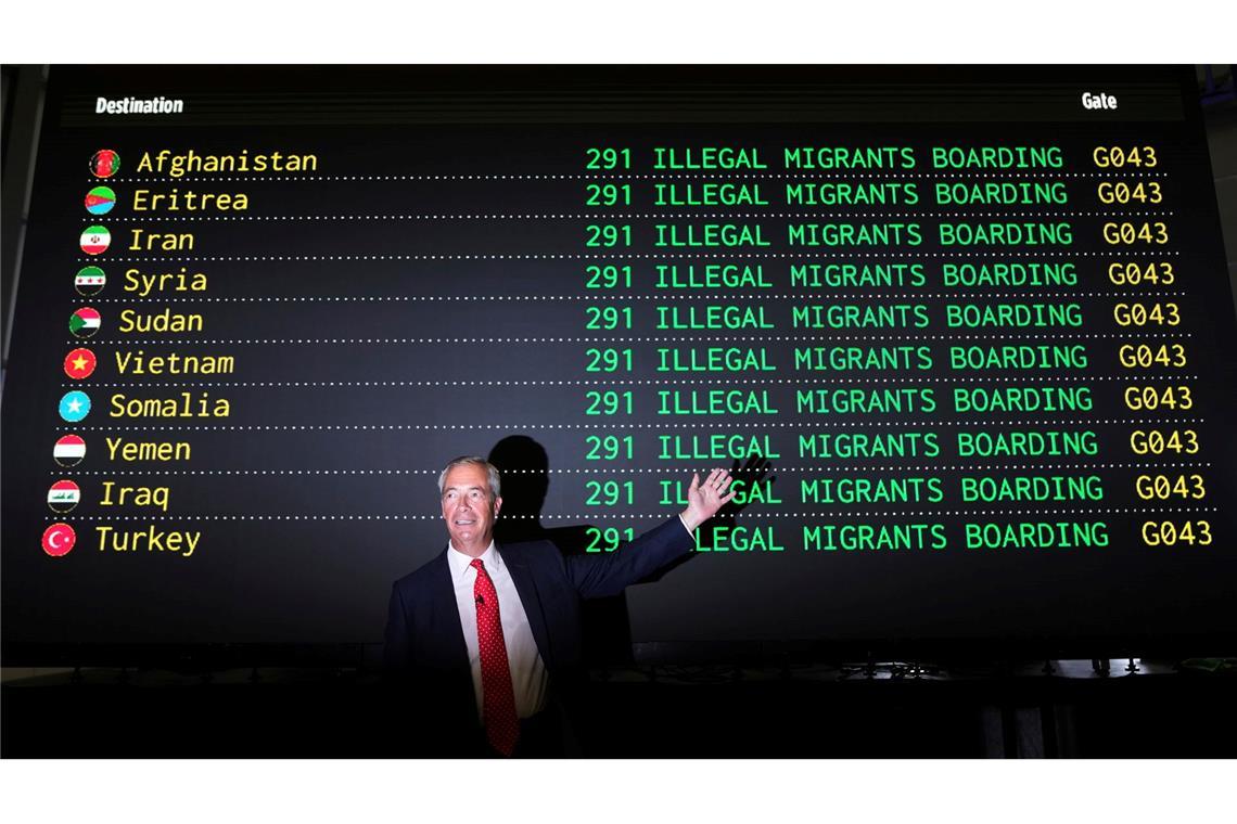 Reform UK hat Abschiebungen im großen Stil angekündigt.