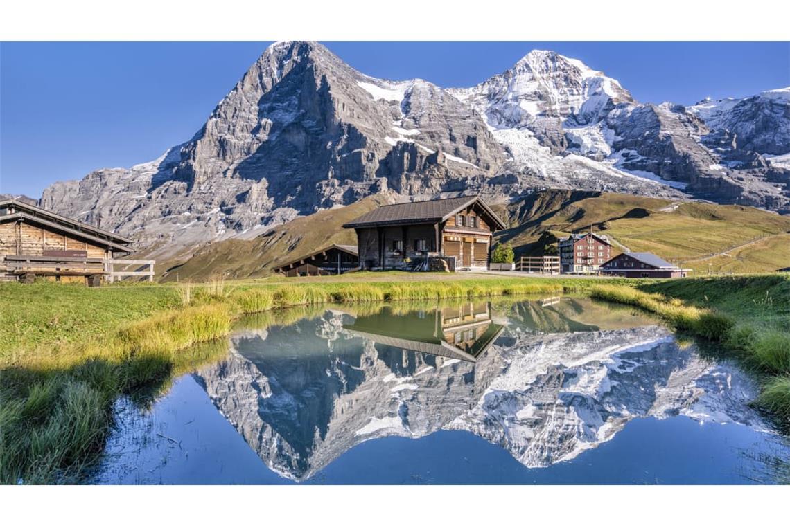 Refugium in der Schweiz: Kleine Scheidegg mit Eiger, Mönch und Jungfrau.