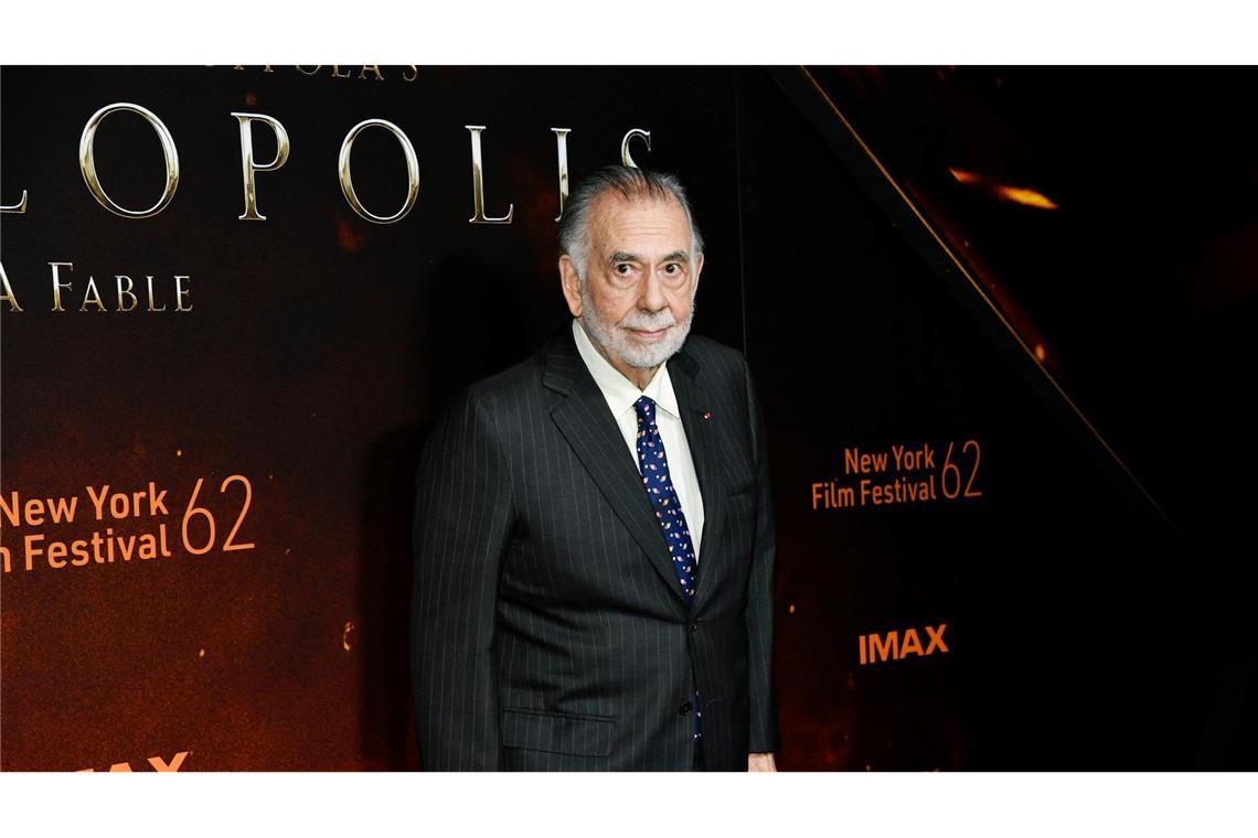 Razzies-Überraschung: Coppola freut sich über Schmähpreis Regisseur Francis Ford Coppola steckte viel Geld in sein Herzensprojekt "Megalopolis". (Archivbild)