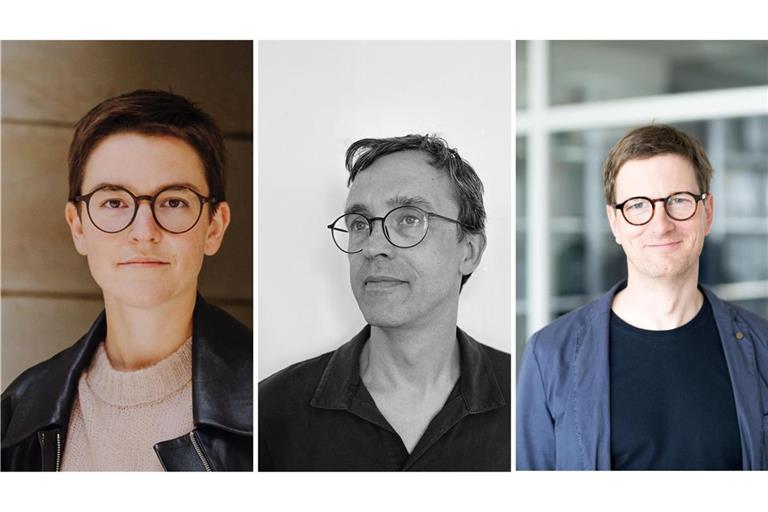 Reisen aus Leipzig an und stellen sich in Stuttgart vor: Lena Unger, Alexej Kolyschkow und Kai Irlenbusch (v. li.).