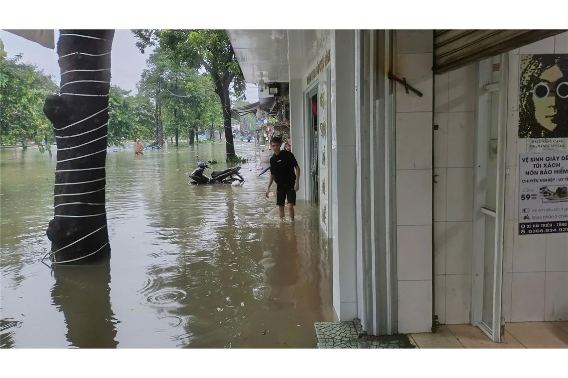 Rekordregen löste das Hochwasser aus.