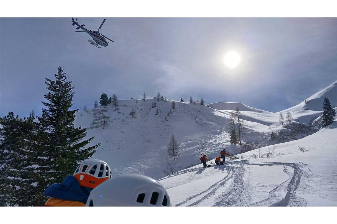 Rettungseinsatz am Filzmooshörndl in Großarl.