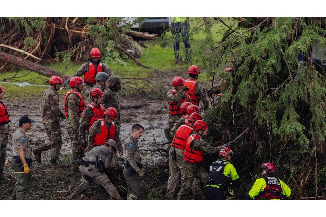 Rettungskräfte im Dauereinsatz