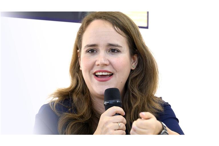 Ricarda Lang Mitte Oktober auf der Frankfurter Buchmesse.