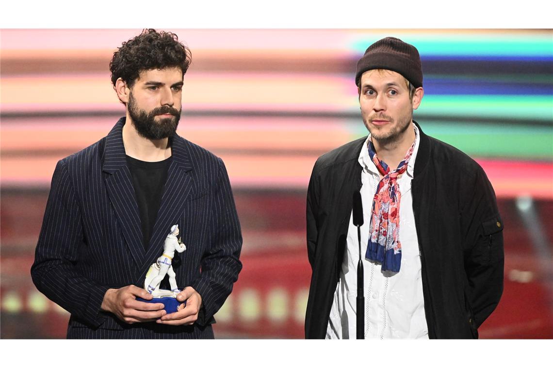 Appelle für offene Gesellschaft beim Bayerischen Filmpreis Riesewieck und Block warnten vor Kulturkürzungen.