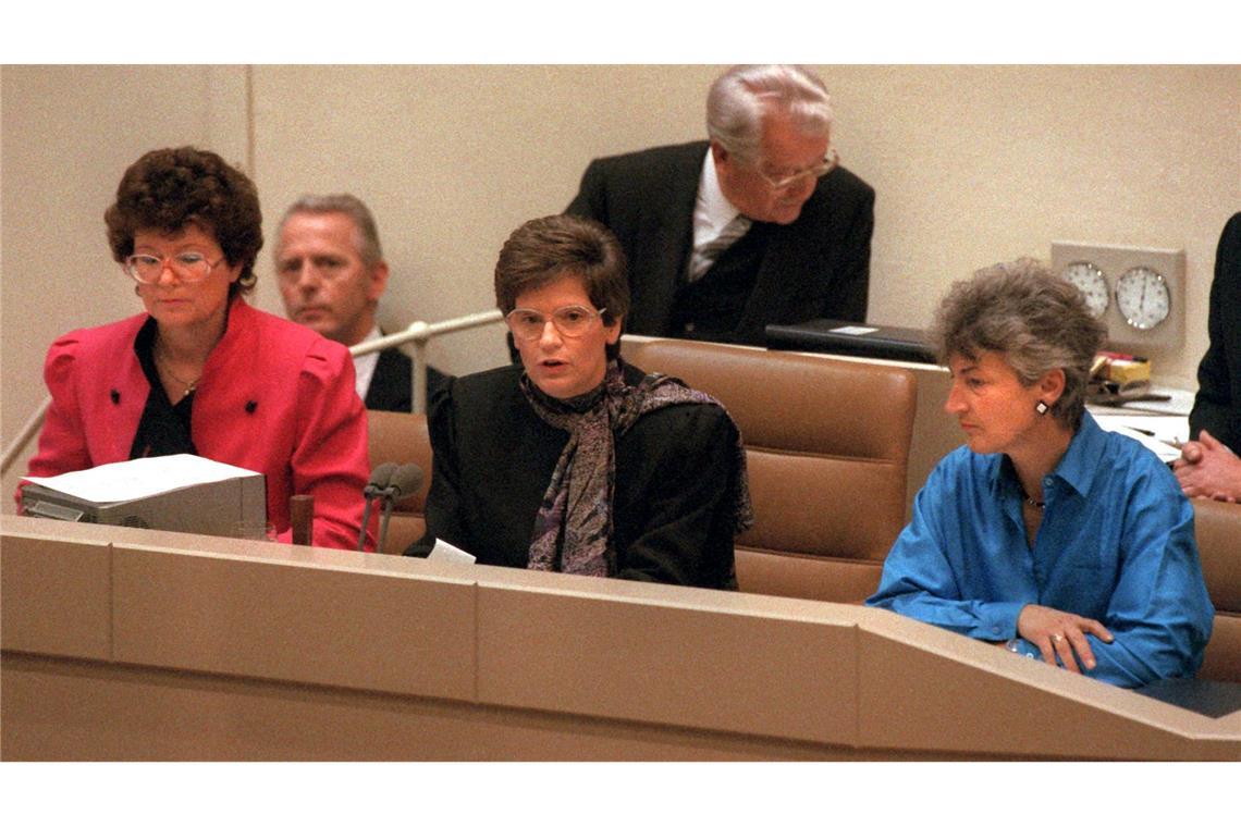 Rita Süssmuth (CDU) war nach Annemarie Renger (SPD) die zweite Frau an der Spitze des Deutschen Bundestags. (Archivfoto)