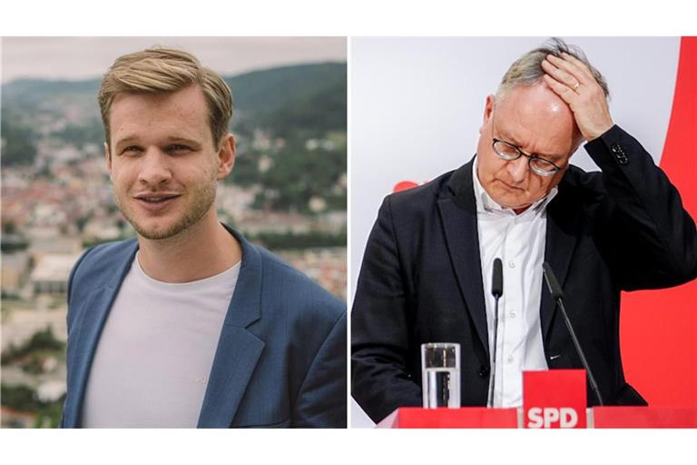 Robin Mesarosch (links) will Andreas Stoch als SPD-Landesvorsitzender in Baden-Württemberg beerben.