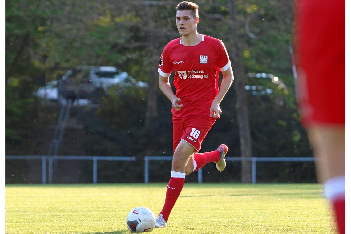 TSG Backnang: Mit Vollgas ins Duell mit den Stuttgarter Kickers Robin Schwemmle erwartet mit den Backnangern auf den Oberliga-Spitzenreiter. Foto: Alexander Hornauer