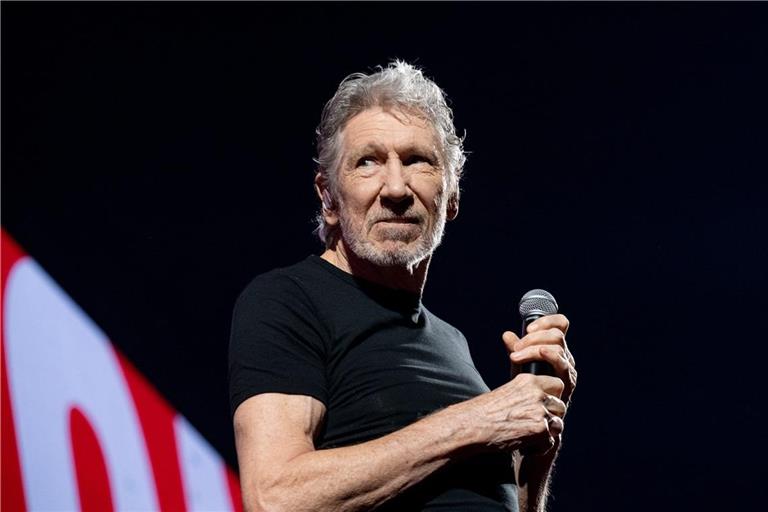 Roger Waters während eines Auftritts im Palau Sant Jordi im Rahmen seiner "This is not a drill Tour".