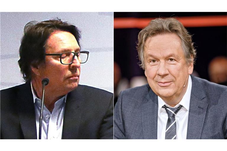 Romeo Schüssler (links) war Direktor der JVA Mannheim, als Jörg Kachelmann dort im Jahr 2010 mehr als vier Monate in U-Haft saß.