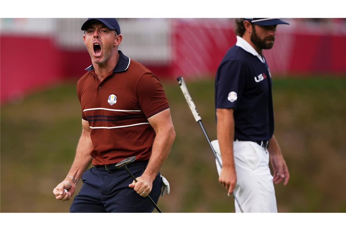 Europas Top-Golfer beim Ryder Cup vor Sieg in den USA Rory McIlroy und das europäische Team haben beim Ryder Cup viel mehr zu bejubeln als die Gastgeber.