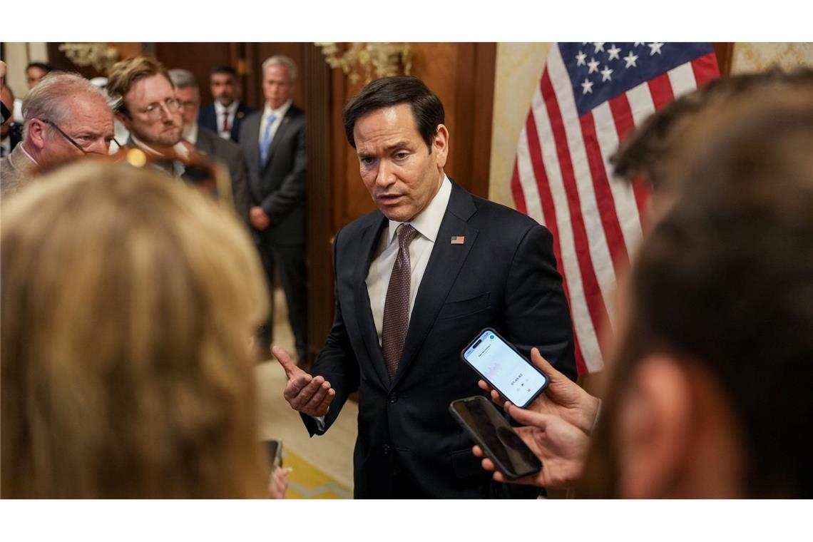 Rubio rechnet mit Iran-Gespächen kommende Woche.