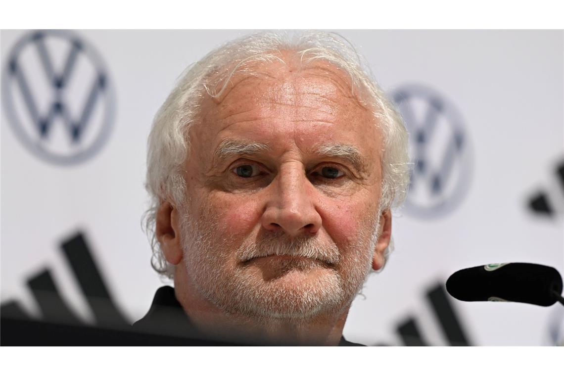 Völler hört Ende 2028 beim DFB auf Rudi Völler wird seinen Vertrag beim DFB nicht noch ein weiteres Mal verlängern.