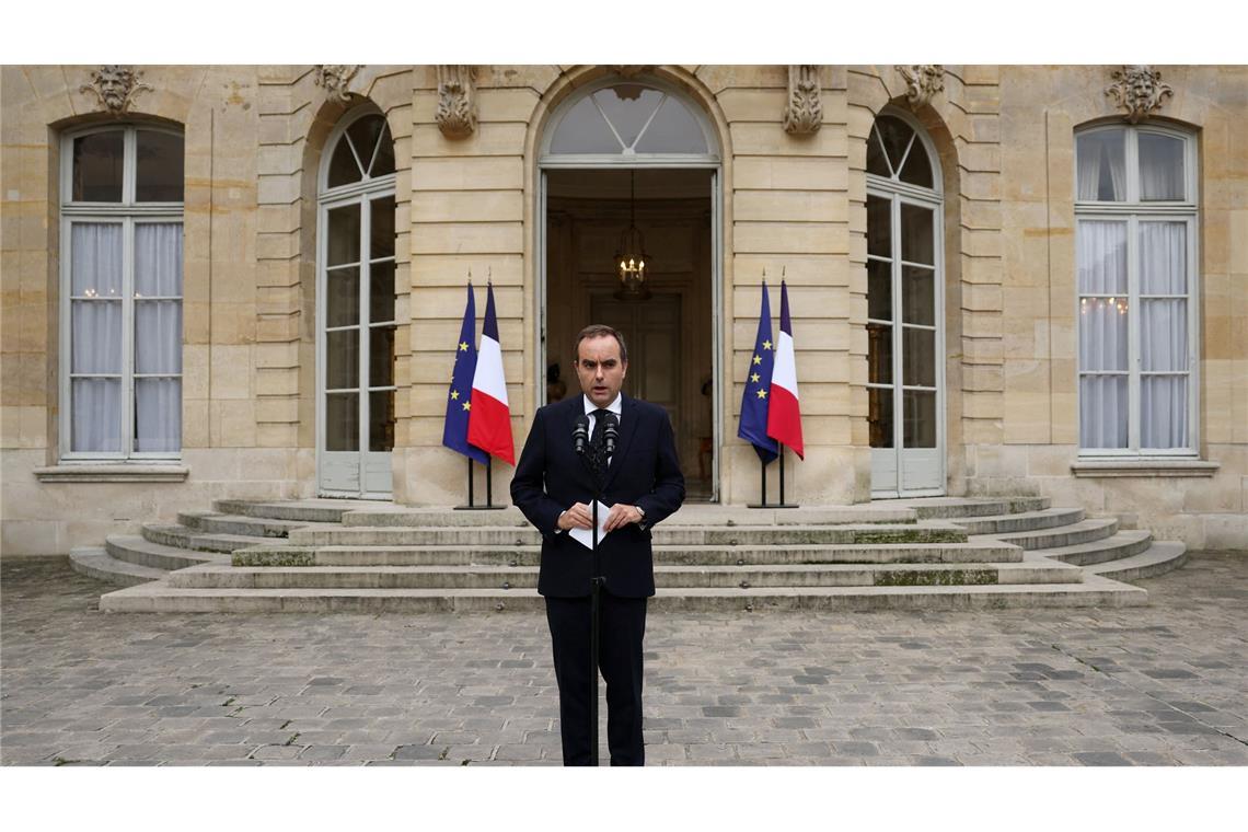 Dauerkrise in Paris – wie gefährdet ist die Eurozone? Rücktritt nach nur vier Wochen im Amt: Sébastien Lecornu.