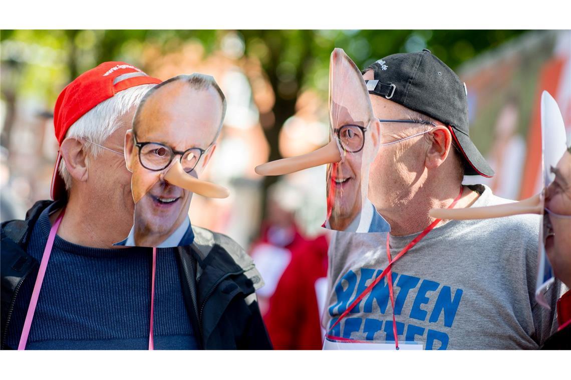 Rund um die Konferenz gingen zahlreiche Menschen auf die Straße.