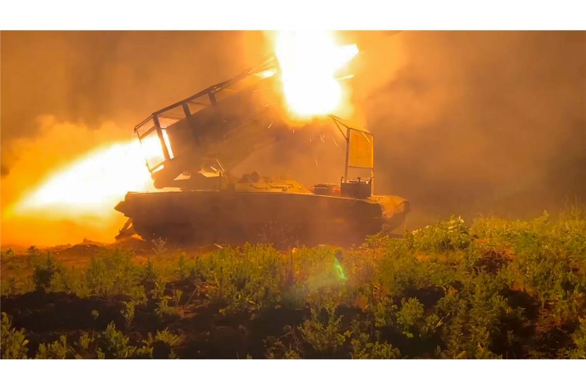Russland greift Ukraine massiv mit Raketen an Russische Gegenoffensive bei Kursk mit 50.000 Mann. (Archivbild)
