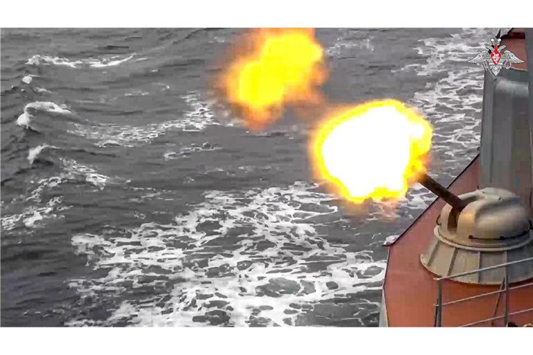 Russische Marineübungen im Schwarzen Meer. (Archivbild)