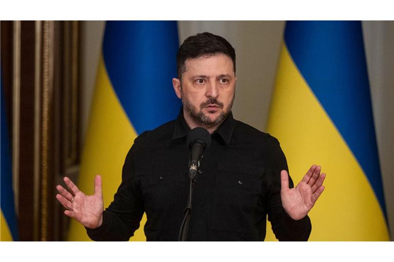 Russland habe die Chance, auch nach Ostern nicht zu Angriffen zurückzukehren, teilte der urakinische Präsident Selenskyj mit. (Archivbild)
