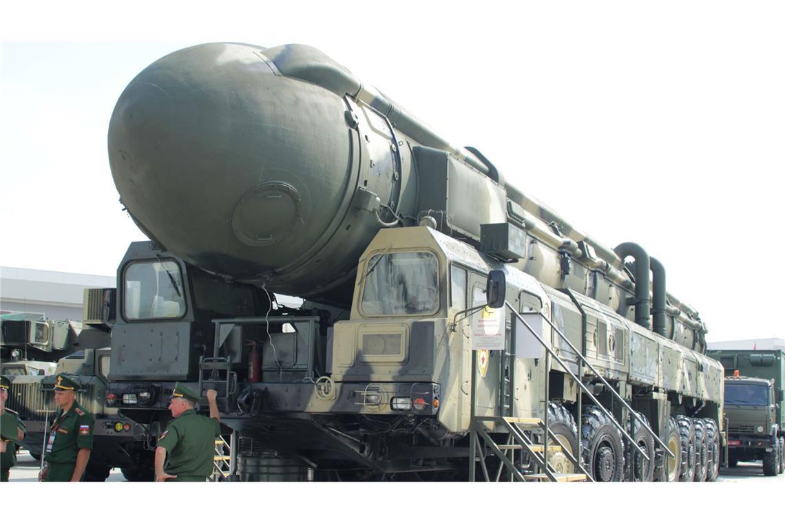Russland präsentiert gerne seine mit Nuklearsprengköpfen bestückbaren Interkontinentalraketen. Für den Schutz vor Angriffen mit solchen Waffen auf Europa sorgt auch der Schutzschirm der USA.