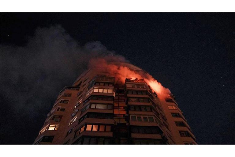 Russland überzog die Ukraine in der Nacht erneut mit Luftangriffen.