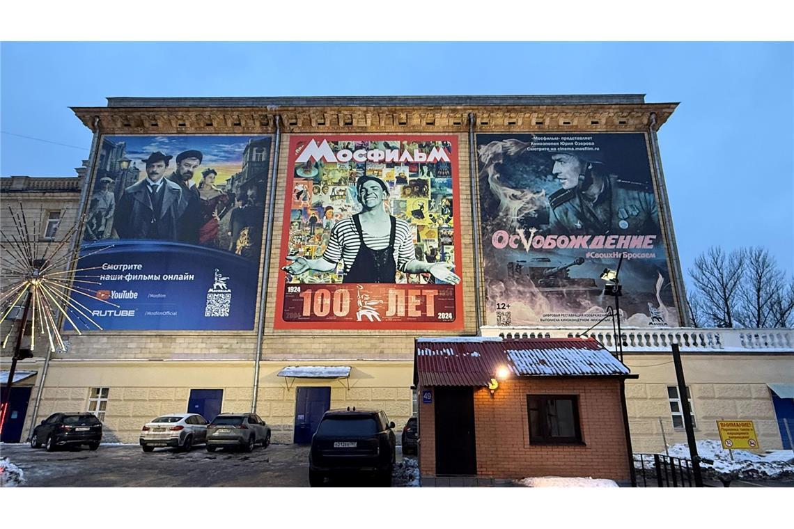 "Traumfabrik" Mosfilm produziert seit 100 Jahren Propaganda Russlands größtes Filmstudio besteht seit 100 Jahren.