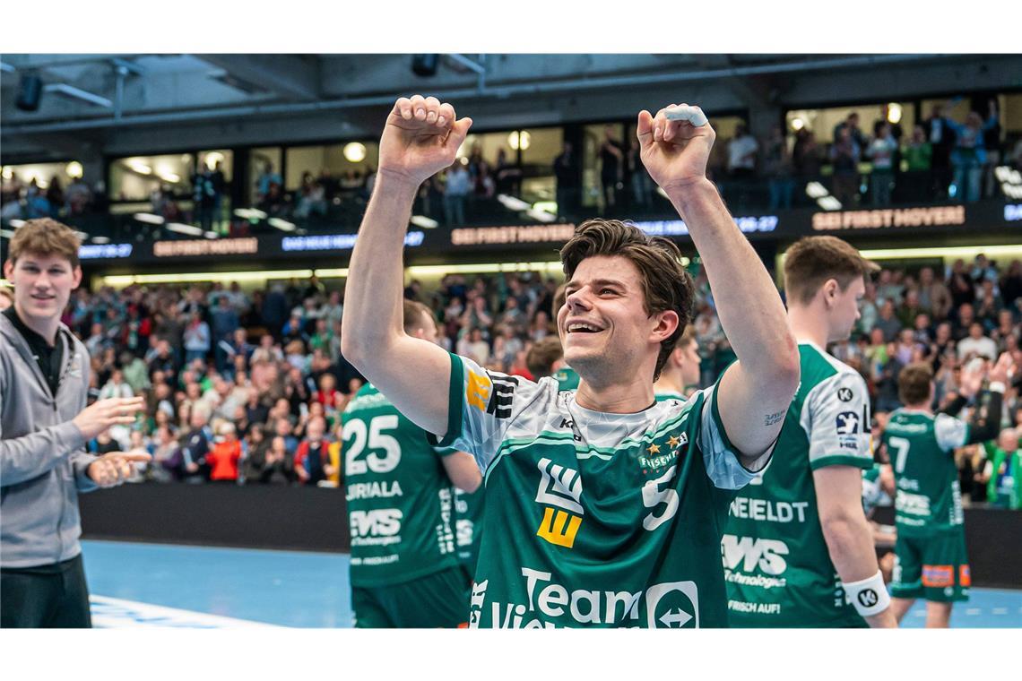 Rutger ten Velde hat nach einer top Leistung allen Grund zum Jubeln.