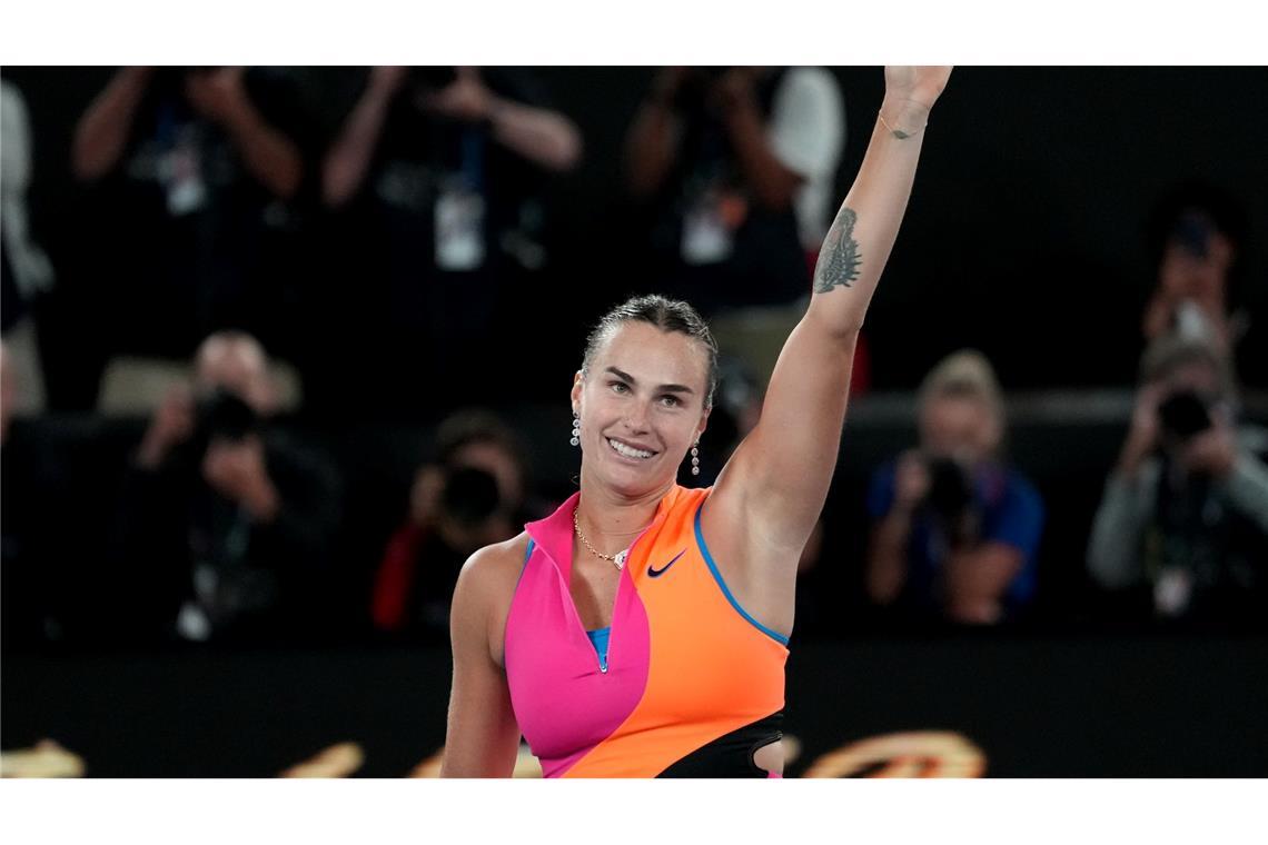Sabalenka wieder im Finale