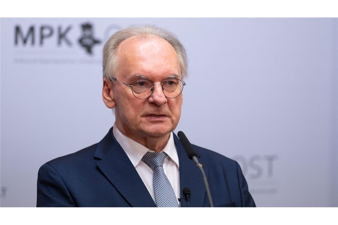 Haseloff: "Das ist ein furchtbares Geschehen" Sachsen-Anhalts Ministerpräsident Reiner Haseloff.