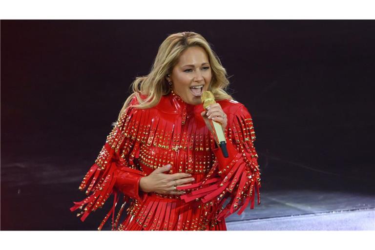 Sängerin Helene Fischer (hier beim Auftakt ihrer „360° Tour“ in Dresden) tritt an diesem Dienstag in Stuttgart auf.