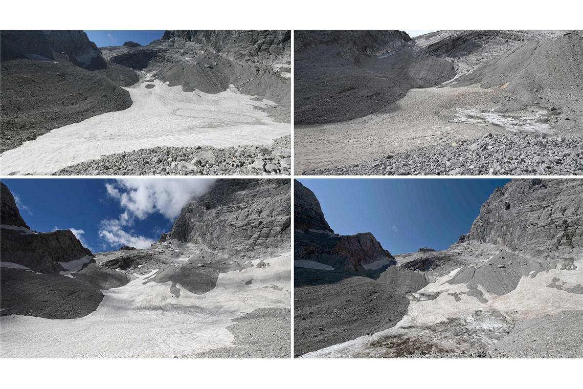 Saharastaub hatte vor allem im Sommer 2022 das Eis dunkler aussehen lassen. (Archivbild)