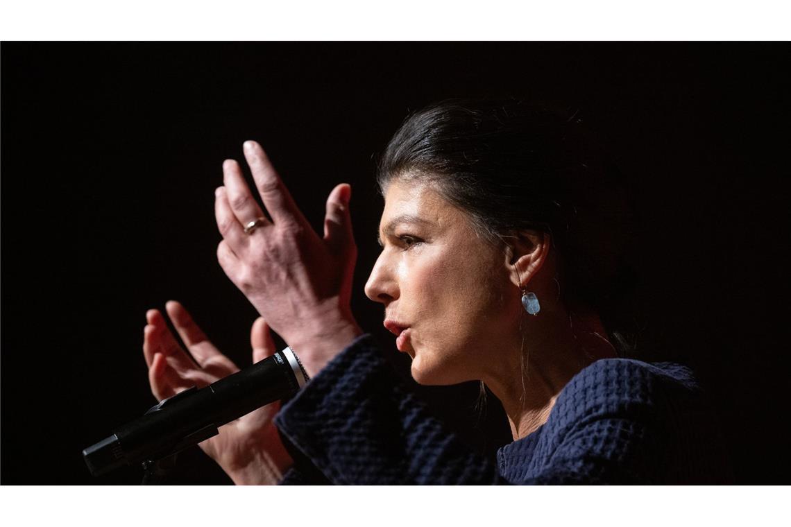 BSW darf an TV-Wahlsendung teilnehmen – SWR-Beschwerde erfolglos Sahra Wagenknecht am Dienstag in der Stuttgarter Liederhalle