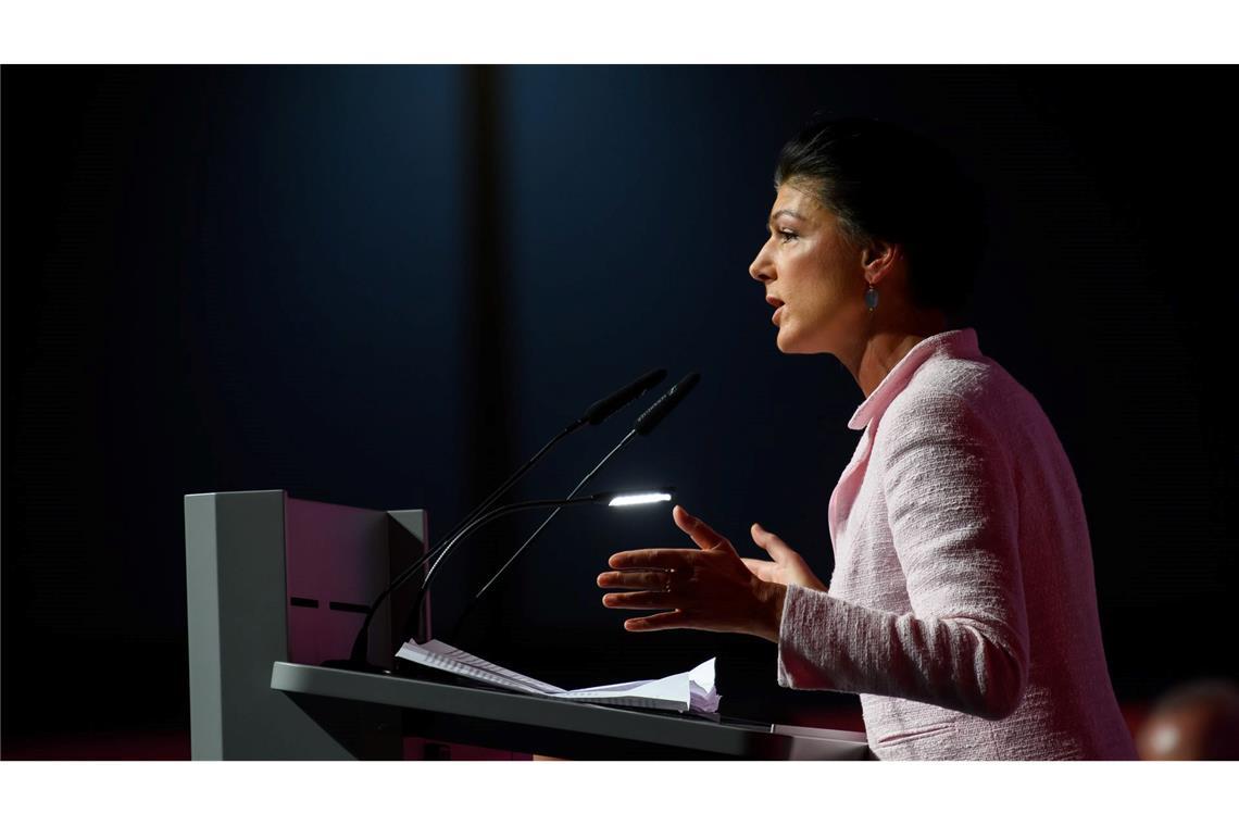 Sahra Wagenknecht ist seltener zu sehen und zu hören. (Archivbild)