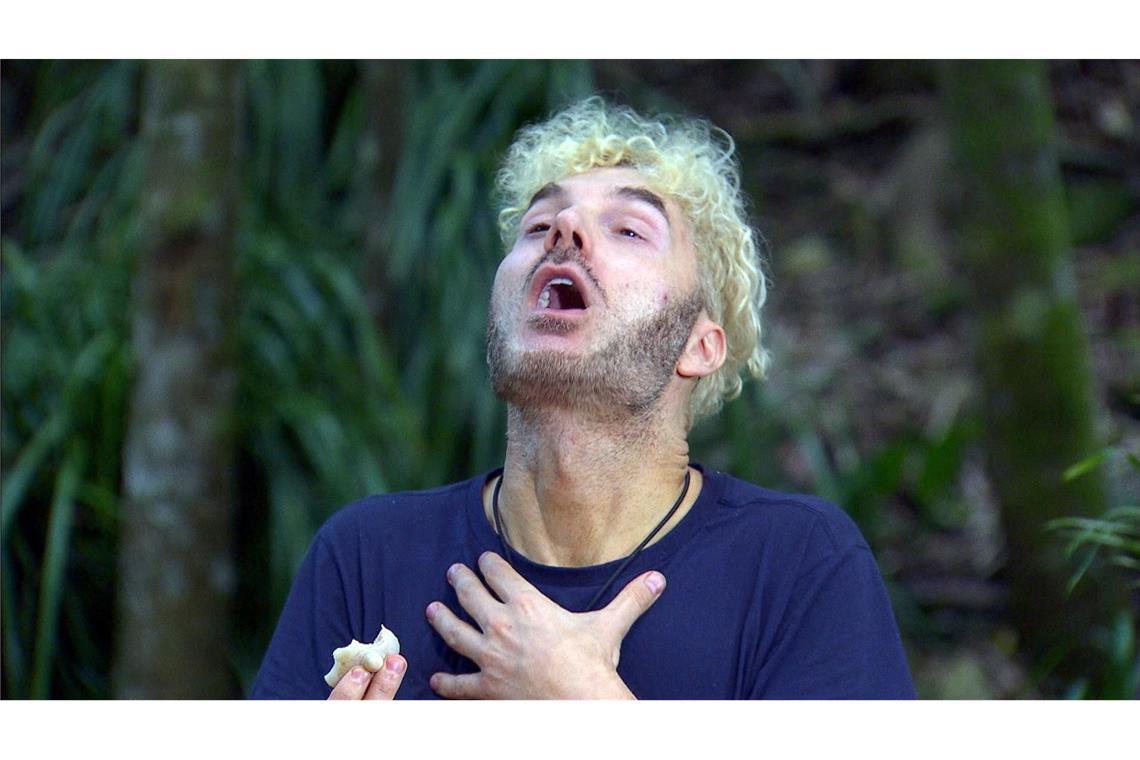 "Ist das nur was für Blöde hier?" - Tag sechs im Dschungel Sam Dylan holte nach drei Nullnummern den nächsten Stern.