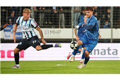 Samuel Unsöld (li., gegen Freibergs Lukas Laupheimer) fehlte bei der Generalprobe in Nürnberg.  


Foto:  Pressefoto Baumann/Alexander Kep 