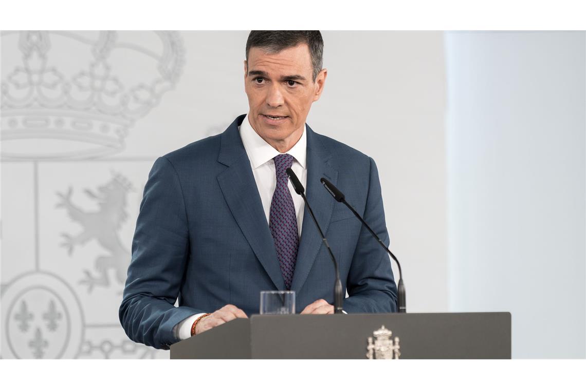 Sánchez blickt in eine ungewisse Zukunft. (Archivbild)