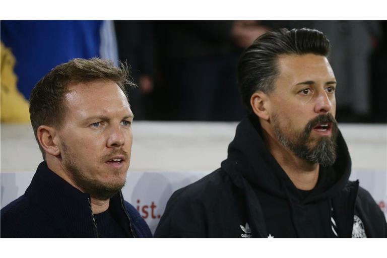 Sandro Wagner (rechts), Co-Trainer beim DFB.