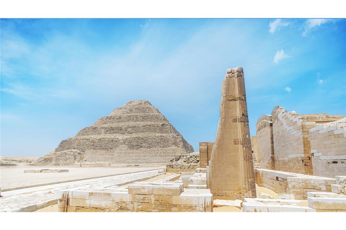 Teilreisewarnung für Ägypten: Was man jetzt wissen muss Saqqara-Pyramide in Ägypten.
