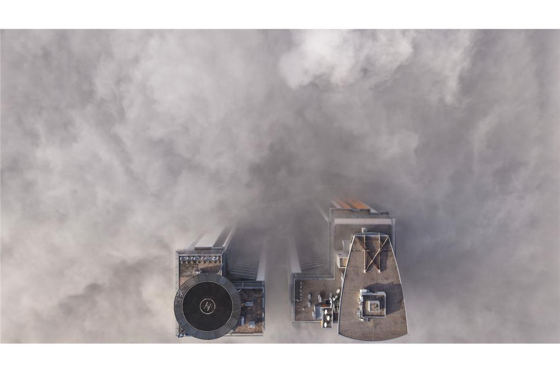 Sarajevo im dichten Nebel