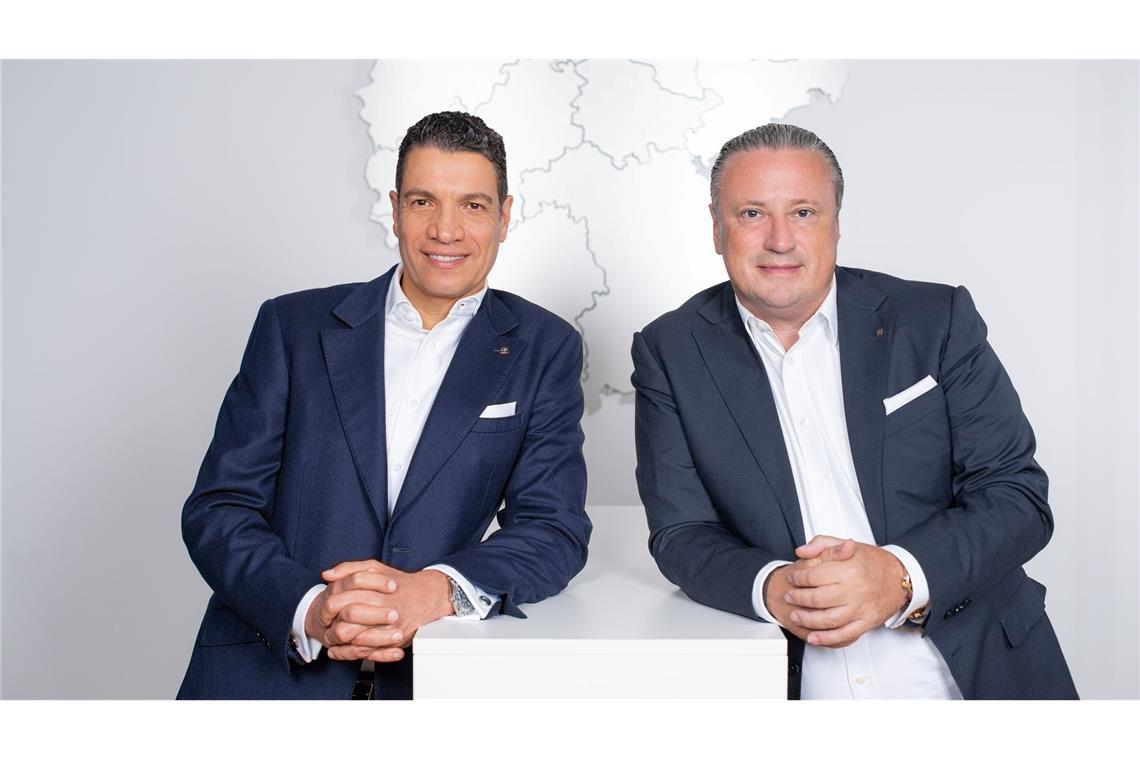 Makler Von Poll Immobilien steht zum Verkauf Sassan Hilgendorf und Daniel Ritter, Geschäftsführende Gesellschafter bei Von Poll Immobilien: Ein Mehrheitsanteil an dem Makler soll verkauft werden (Archivbild)