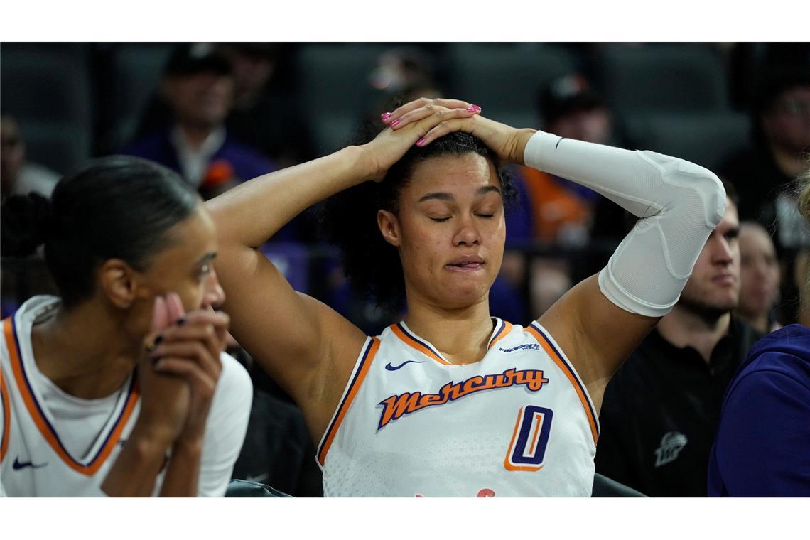Ohne verletzte Sabally: Phoenix verliert Finals gegen Aces Satou Sabally konnte im vierten Spiel wegen einer Gehirnerschütterung nicht spielen.