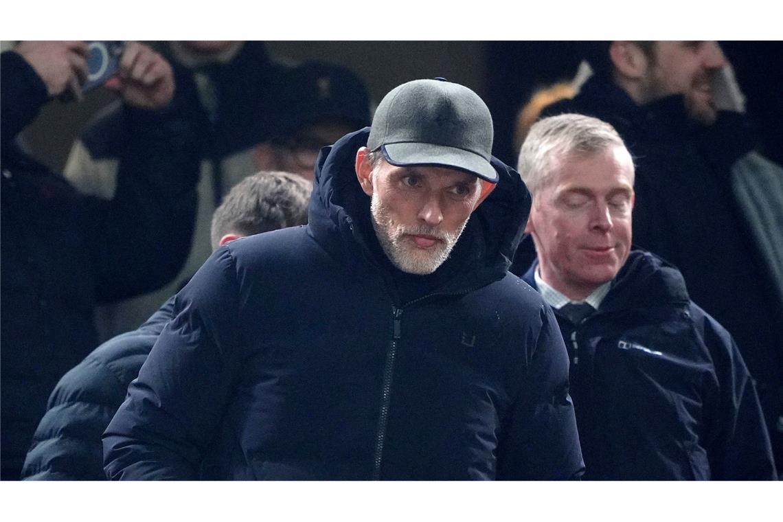 Liverpool verspielt Prestigesieg gegen Manchester United Schaute sich das Spiel in Liverpool auch an: Englands Nationaltrainer Thomas Tuchel.