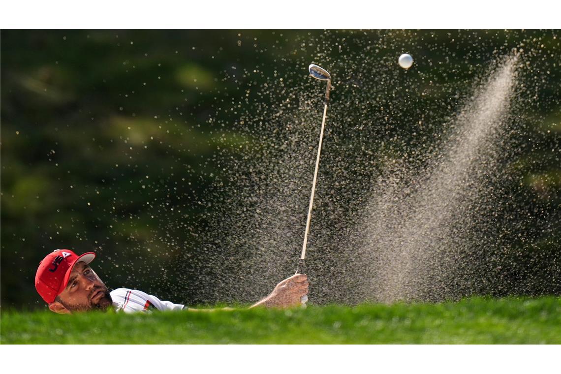 Ryder Cup wieder in Europa: "Feiern als gäbe es kein Morgen" Scheffler holte nach schwierigen Tagen einen Punkt für die USA.