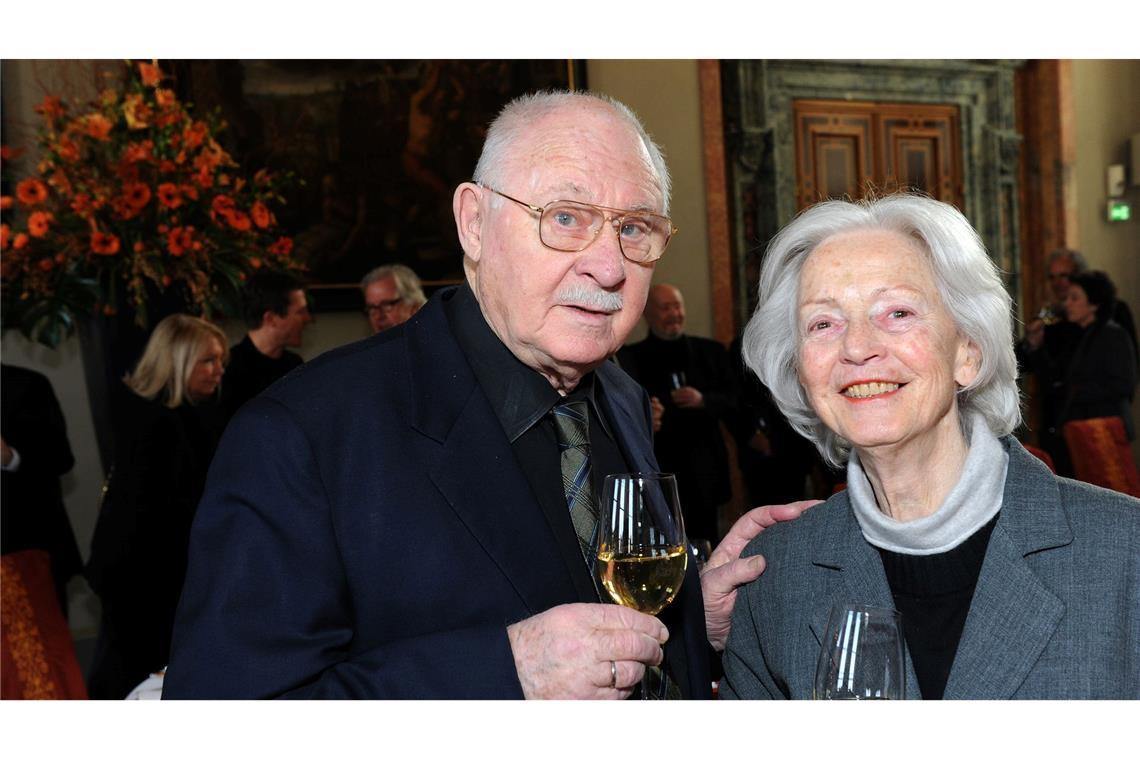 "Der Alte": Trauer um TV-Star Rolf Schimpf Schimpf mit seiner großen Liebe, Ehefrau Ilse Zielstorff (Archivbild).